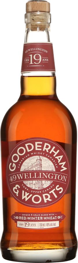 Gooderham & Worts Ltd. 49 Wellington Red Winter Wheat 49% 750ml