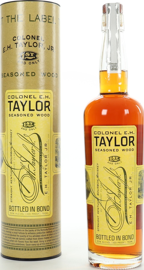 Colonel E.H. Taylor Seasoned Wood Bottled in Bond New American Oak Barrels 50% 750ml