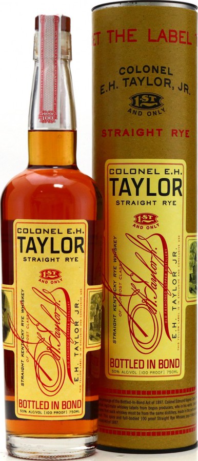 Colonel E.H. Taylor Straight Rye Bottled in Bond American Oak 50% 750ml