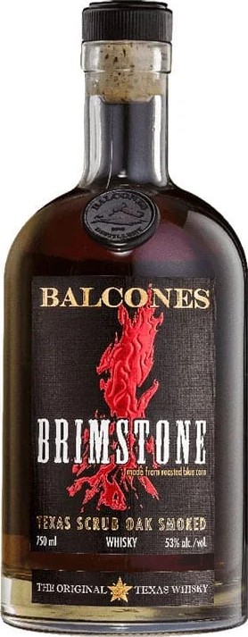 Balcones Brimstone Texas Scrub Oak Smoked BRM 17-3 53% 750ml