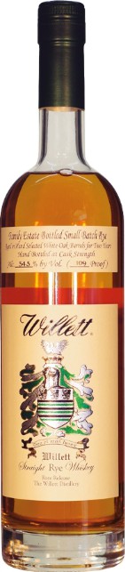 Willett 2yo Family Estate Bottled Small Batch Rye 54.5% 750ml