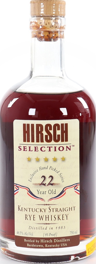 Hirsch Selection 22yo American Oak 46.5% 750ml