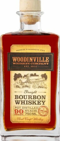 Woodinville 2010 Straight Bourbon Whisky 45% 750ml