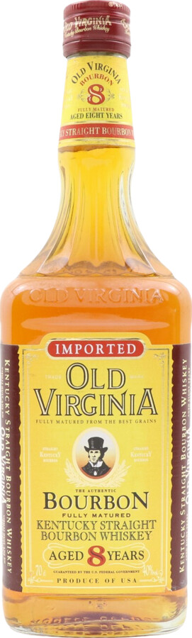 Old Virginia 8yo Imported New American Oak Barrels 40% 700ml