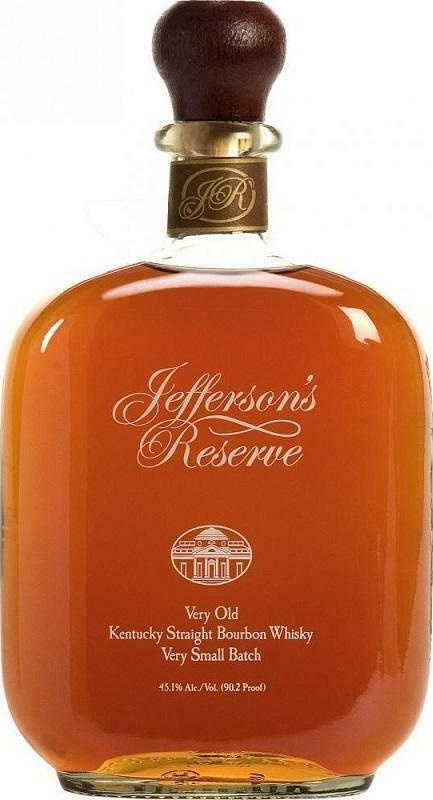 Jefferson's Jefferson's Reserve Very Old Very Small Batch McLain & Kyne Louisville KY USA 45.1% 700ml