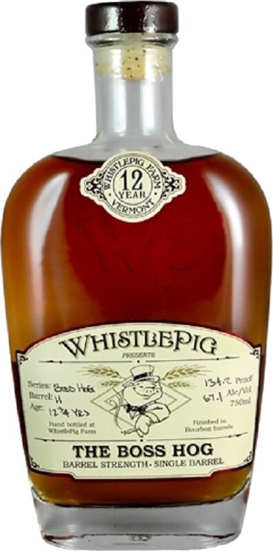 WhistlePig The Boss Hog Bourbon Barrel #11 12yo 67.1% 750ml