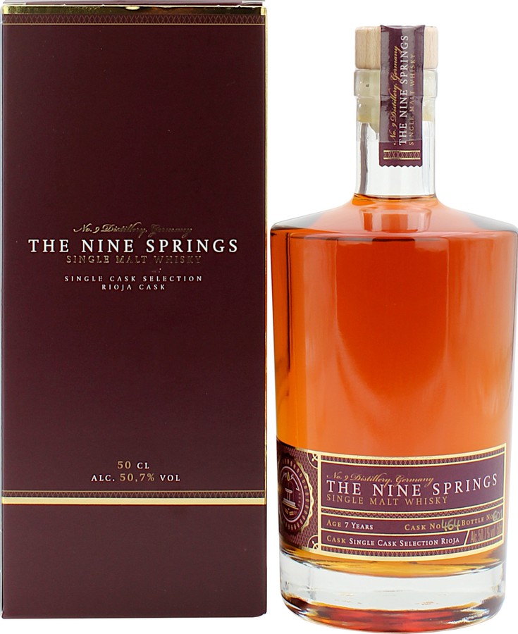 The Nine Springs 7yo Single Cask Selection 50.7% 500ml
