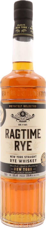 Ragtime Rye Privately Selected Bourbon #445 57.9% 700ml