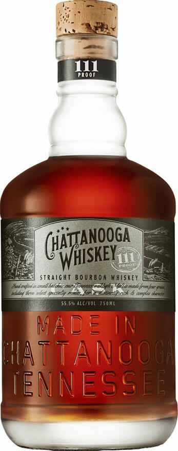 Chattanooga Whisky 2yo 111 proof 55.5% 750ml