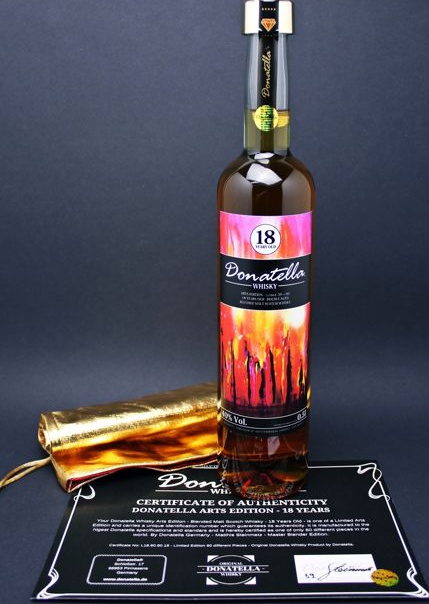 Donatella 18yo Cask 18 Edition Double Aged Bourbon & Sherry 40% 500ml