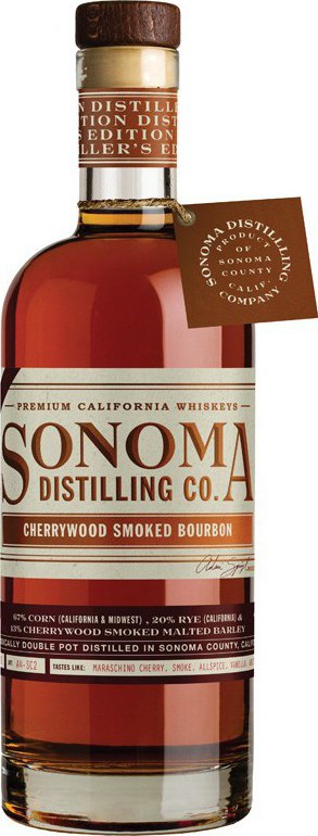 Sonoma County Cherrywood Smoked Bourbon CB04AV 47.8% 700ml