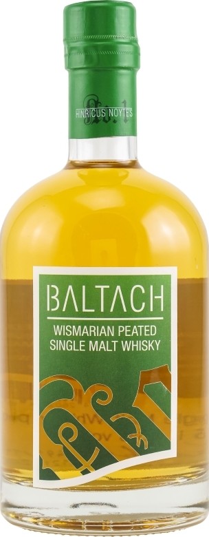Baltach 3yo Wismarian Peated Single Malt Whisky Ex-Bourbon + PX Sherry Finish 46% 500ml