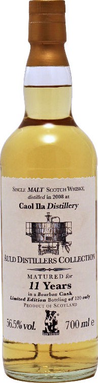 Caol Ila 2008 JW Auld Distillers Collection Bourbon 56.5% 700ml