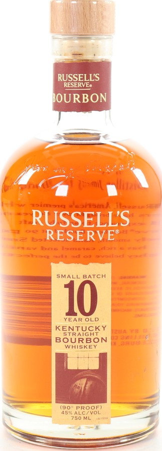 Russell's Reserve 10yo Small Batch New American Oak Barrels 45% 750ml