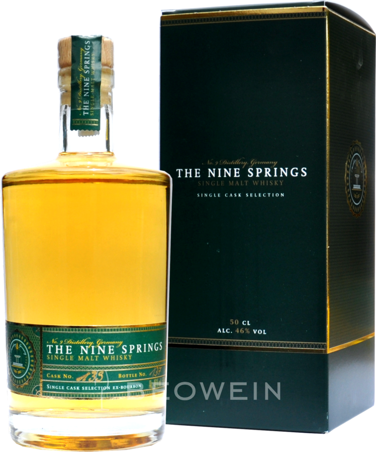 The Nine Springs Single Cask Selection Ex-Bourbon #139 46% 500ml