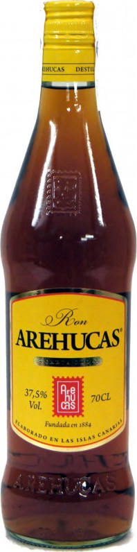 Arehucas Golden Rum Carta Oro 37.5% 700ml