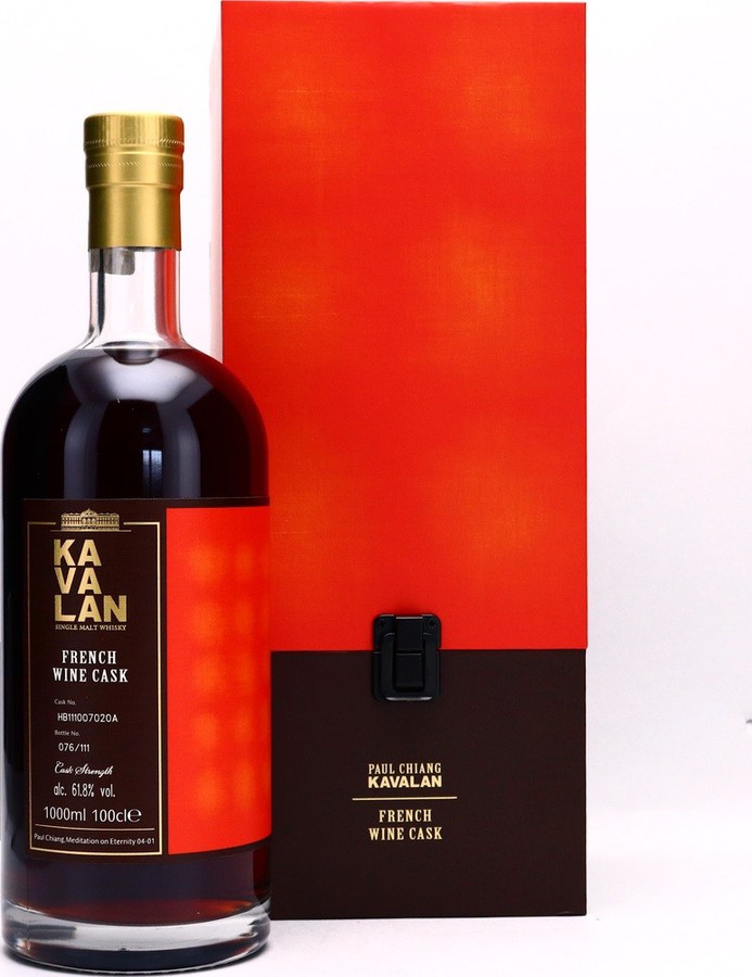 Kavalan French Wine Cask Paul Chiang HB111007021A 61.8% 1000ml