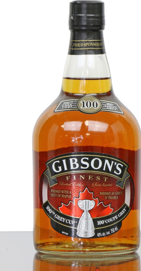 Gibson's Finest 100th Grey Cup 40% 750ml