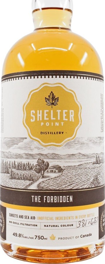 Shelter Point The Forbidden American oak ex-bourbon 49.8% 750ml