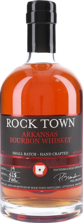 Rock Town Arkansas Bourbon Whisky Small Batch 46% 750ml
