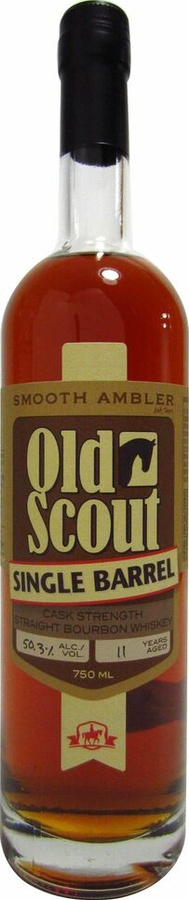 Smooth Ambler 11yo Old Scout Bourbon Single Barrel New Charred American Oak #5959 58% 750ml
