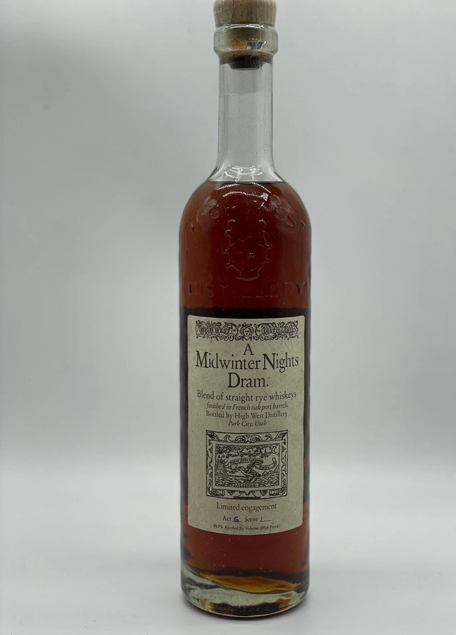 High West A Midwinter Nights Dram Act 6 Scene 1 49.3% 750ml