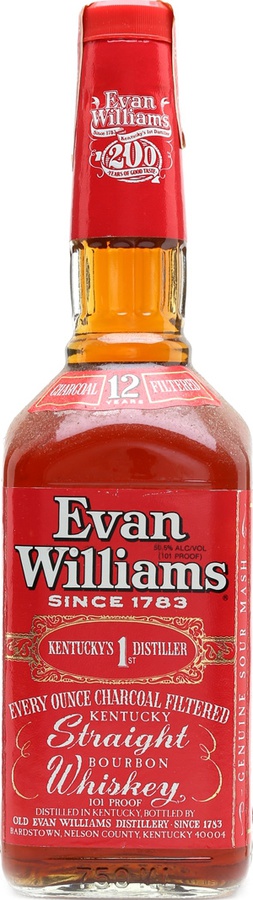 Evan Williams 12yo Charcoal Filtered 50.5% 750ml