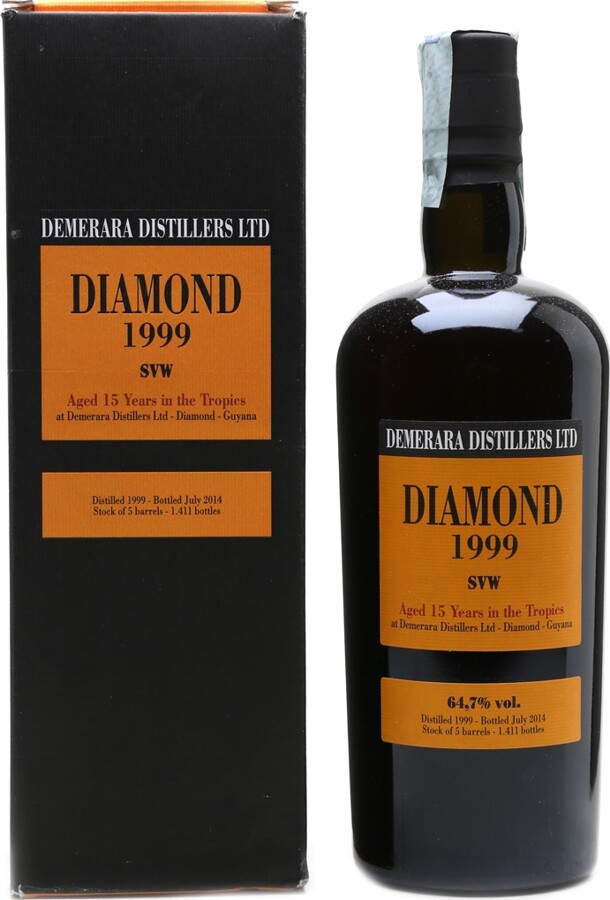 Velier Demerara 1999 Diamond SVW Guyana 15yo 64.7% 700ml