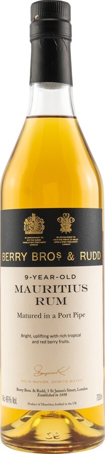 Berry Bros. & Rudd Mauritius 9yo 46% 700ml
