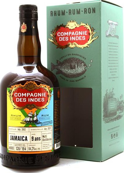 Compagnie des Indes 2012 Jamaica 9yo 64.2% 700ml