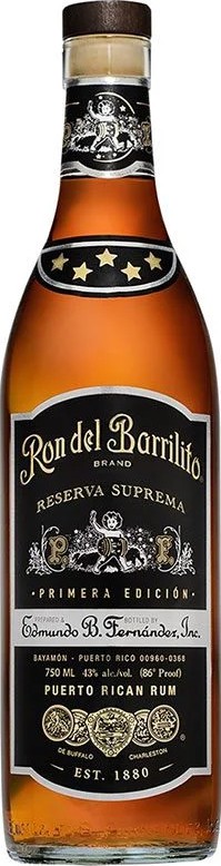 Ron del Barrilito Primera Edition Reserva Suprema 43% 750ml