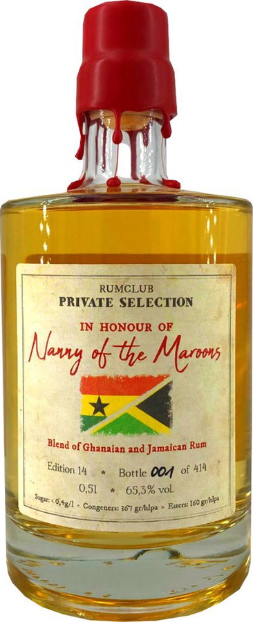 Rumclub 2020 Nanny of the Maroons Ghana and Jamaica Blend Private Selection Edition 14 65.3% 500ml