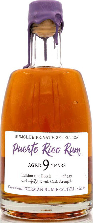 Rumclub 2010 Private Selection Puerto Rico 9yo 48.3% 700ml
