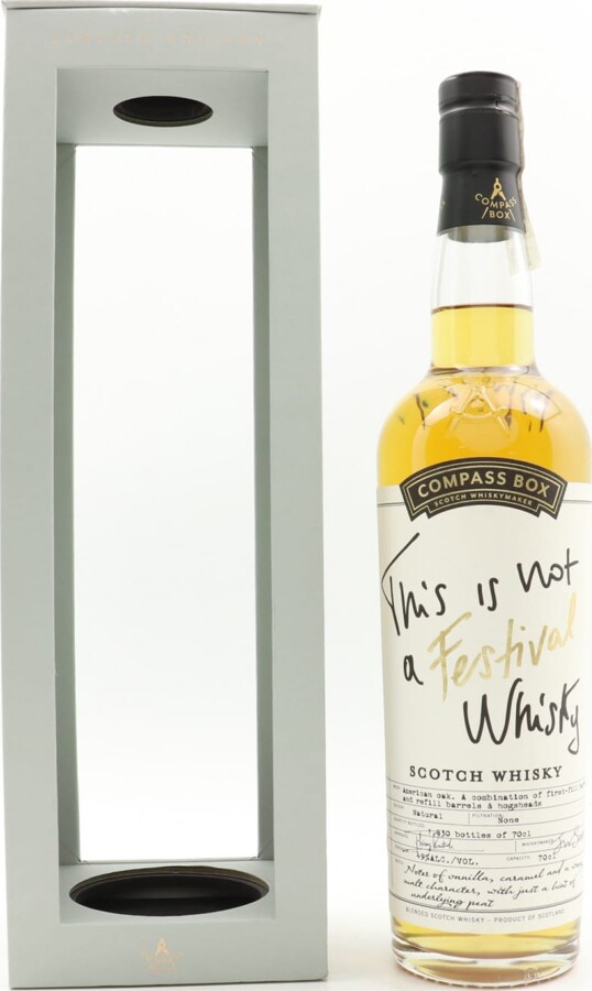 This is not A Festival Whisky NAS CB Limited Edition 49% 700ml