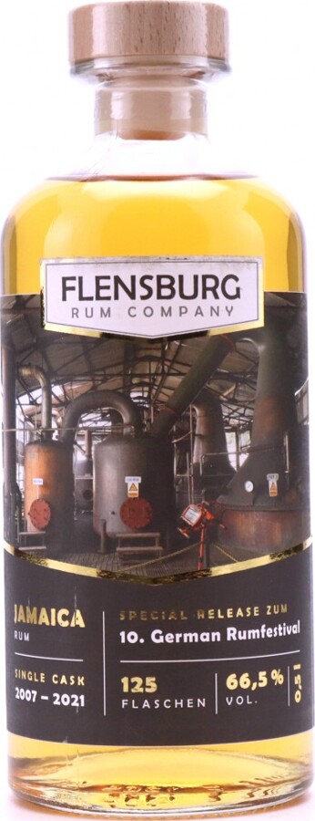 Flensburg Rum Company 2007 Jamaica 10. German Rumfestival 66.5% 500ml