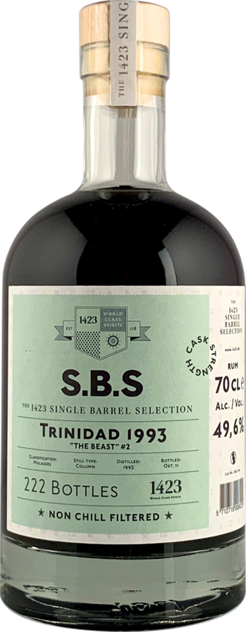 S.B.S 1993 Trinidad The Beast #2 49.6% 700ml