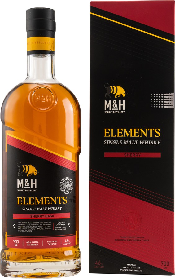 M&H Elements Sherry Cask 46% 700ml