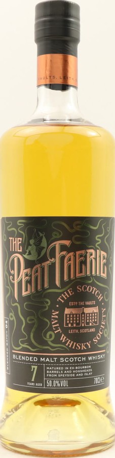 The Peat Faerie 7yo SMWS Lightly peated First Fill Bourbon Barrel Blended Batch 04 50% 700ml