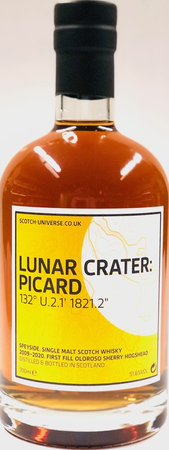 Scotch Universe Lunar Crater: Picard 132 U.2.1 1821.2 51.6% 700ml