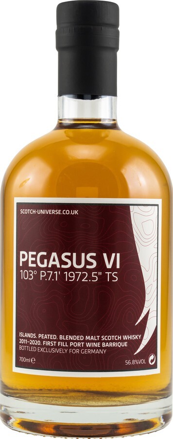 Scotch Universe Pegasus VI 103 P.7.1 1972.5 TS 1st Fill Port Wine Barrique 56.8% 700ml