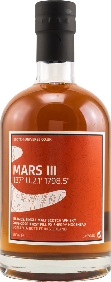 Scotch Universe Mars III 137 U.2.1 1798.5 First Fill PX Sherry Hogshead 57.9% 700ml