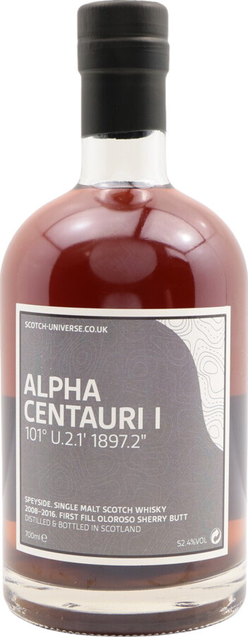 Scotch Universe Alpha Centauri 101 U.2.1 1897.2 1st Fill Oloroso Sherry Butt 52.4% 700ml