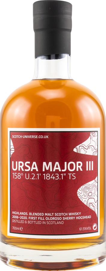 Scotch Universe Ursa Major III 158 U.2.1 1843.1 TS 61.5% 700ml