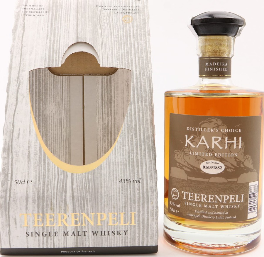 Teerenpeli Karhi Distiller's Choice Limited Edition Bourbon & Madeira Cask Finish 43% 500ml