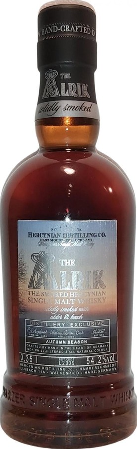 The Alrik 4 Seasons Distillery Exclusive Sherry Quarter Cask 54.2% 350ml