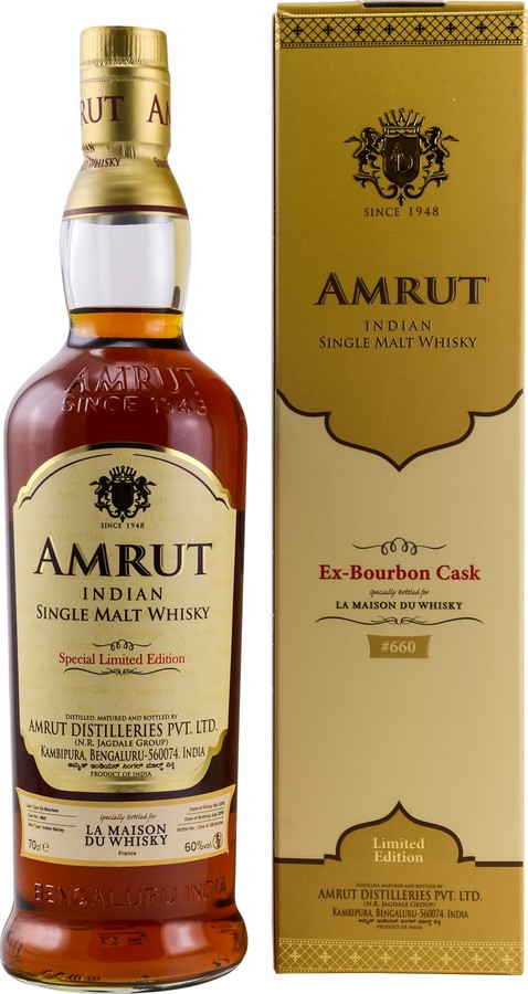 Amrut 2012 Special Limited Edition Ex-Bourbon #660 LMDW 60% 700ml