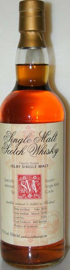 Islay Single Malt 2015 MC Heavily Peated refill sherry hogshead #5595 57.5% 700ml