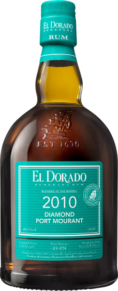 El Dorado 2010 Diamond Port Mourant 9yo 49.1% 700ml