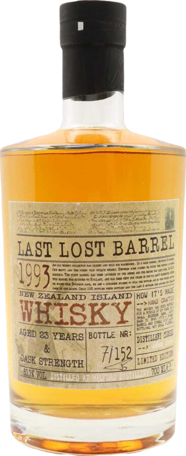 Milford 1993 Last Lost Barrel 23yo Small bourbon cask 53.7% 700ml