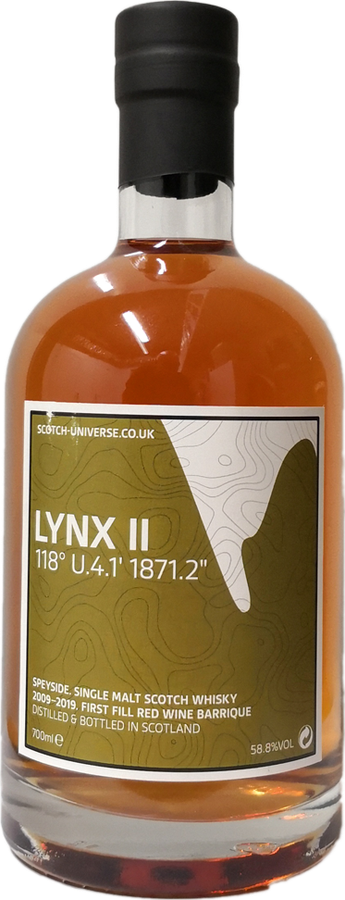 Scotch Universe Lynx II 118 U.4.1 1871.2 1st Fill Red Wine Barrique 58.8% 700ml